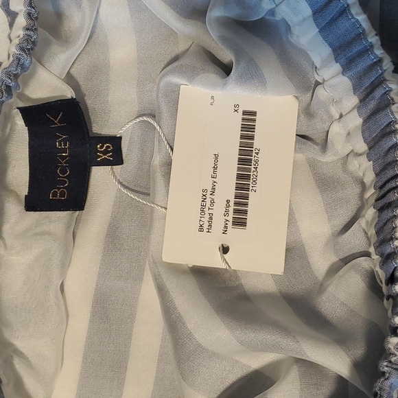 NWT Buckley K off the Shoulder Embroidered Hada top size XS - Picture 5 of 6